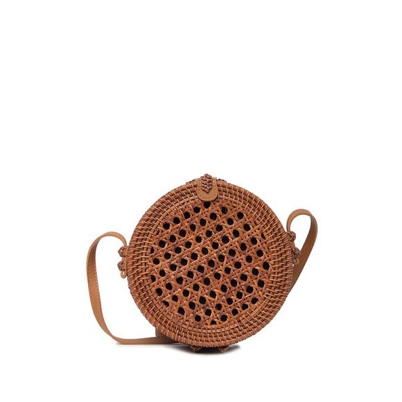 Straw Studios circle straw bag - Picture 1 of 4